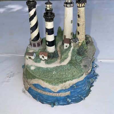 Lighthouses Of Outer Banks Trinket Box