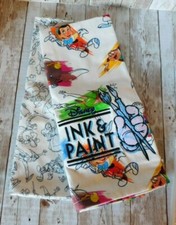 Disney Parks Ink & Paint Sorcerer Mickey Dumbo Mr. Toad Peter Pan Dish Towels