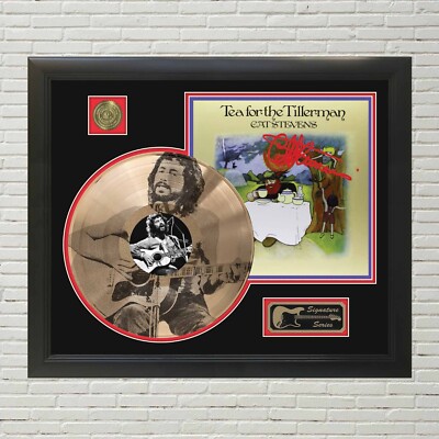 Cat Stevens Tea For The Tillerman  Custom Etched Reproduction Signed LP Display