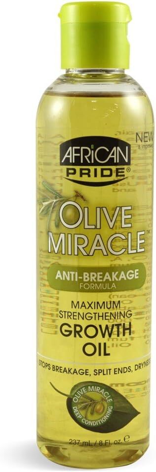 Масло против ломкости African Pride Olive Miracle, максимально укрепляющее рост, 237 мл