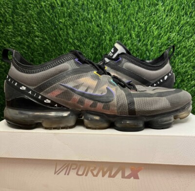 Nike Air VaporMax 2019 SE Black Multi Windbreaker Size 13 Sneakers