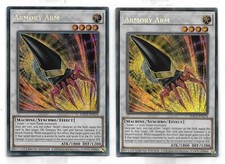 2x Armory Arm - (HAC1-DE176 - Ltd Ed - Secret Rare) - NM/Sealed - Yugioh
