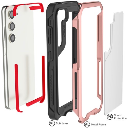 Ghostek ATOMIC slim Metal Case Designed for Samsung Galaxy S23 S23Plus S23 Ultra - Picture 18 of 47