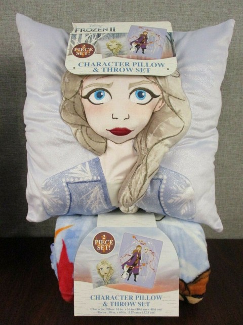 character pillow and throw set