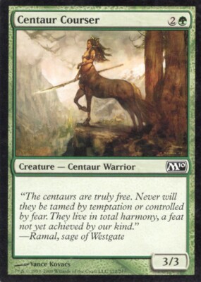 4X CENTAUR COURSER 172/249 CORE SET 2010 M10 MTG MAGIC MP X4 (yourdeckbuilder)