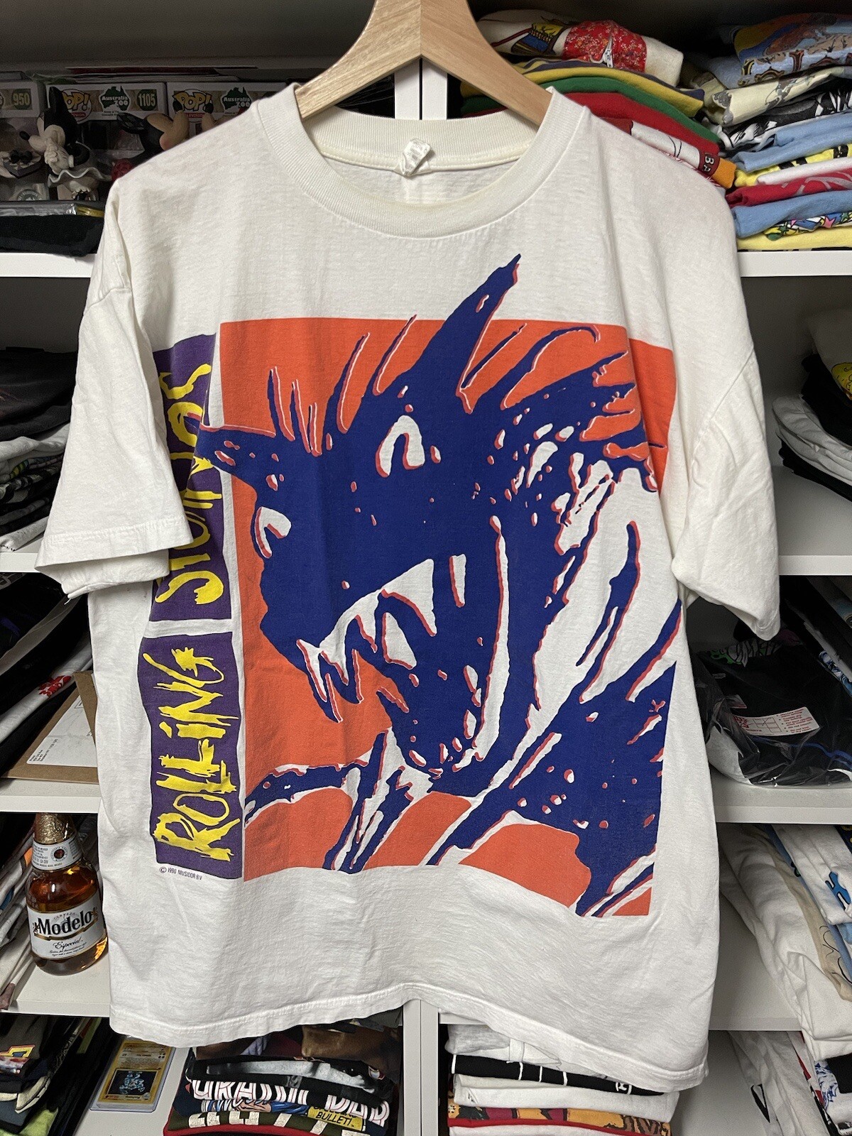 Rolling Stones — Budweiser vintage concert t-shirt