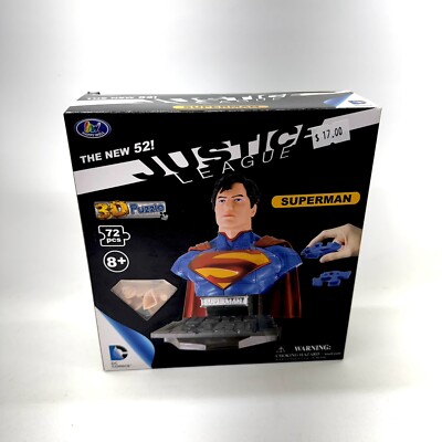 DC Comics Justice League - SUPERMAN - Bust 3D Puzzle Model Jigsaw Happy Well