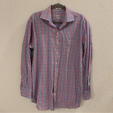 Peter Millar men  s large long sleeve button down dress shirt 100 cotton