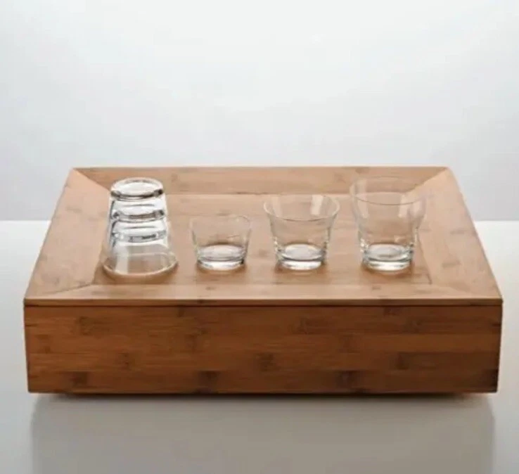 Alessi Wooden Fat Tray Storage Container H1853 - Image 3 of 3