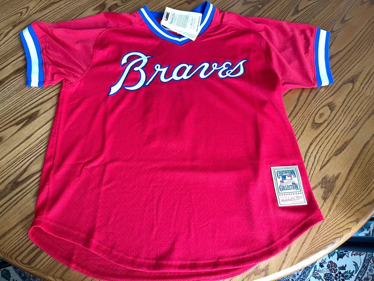 Mitchell & Ness ATLANTA Braves Dale Murphy #3 Batting Practice Jersey  XL NWT