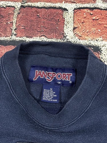 Vintage Clarion University Sweatshirt Faded Navy Blue Men’s Medium Jansport 90s - Picture 8 of 8
