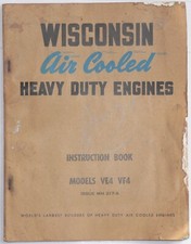 brochure/owner's manual collectible/vintage Wisconsin VE4/VF4 air-cooled engines