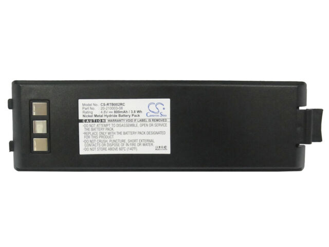 Battery for RTI T2 Replace 20-210003-08 New 800mAh