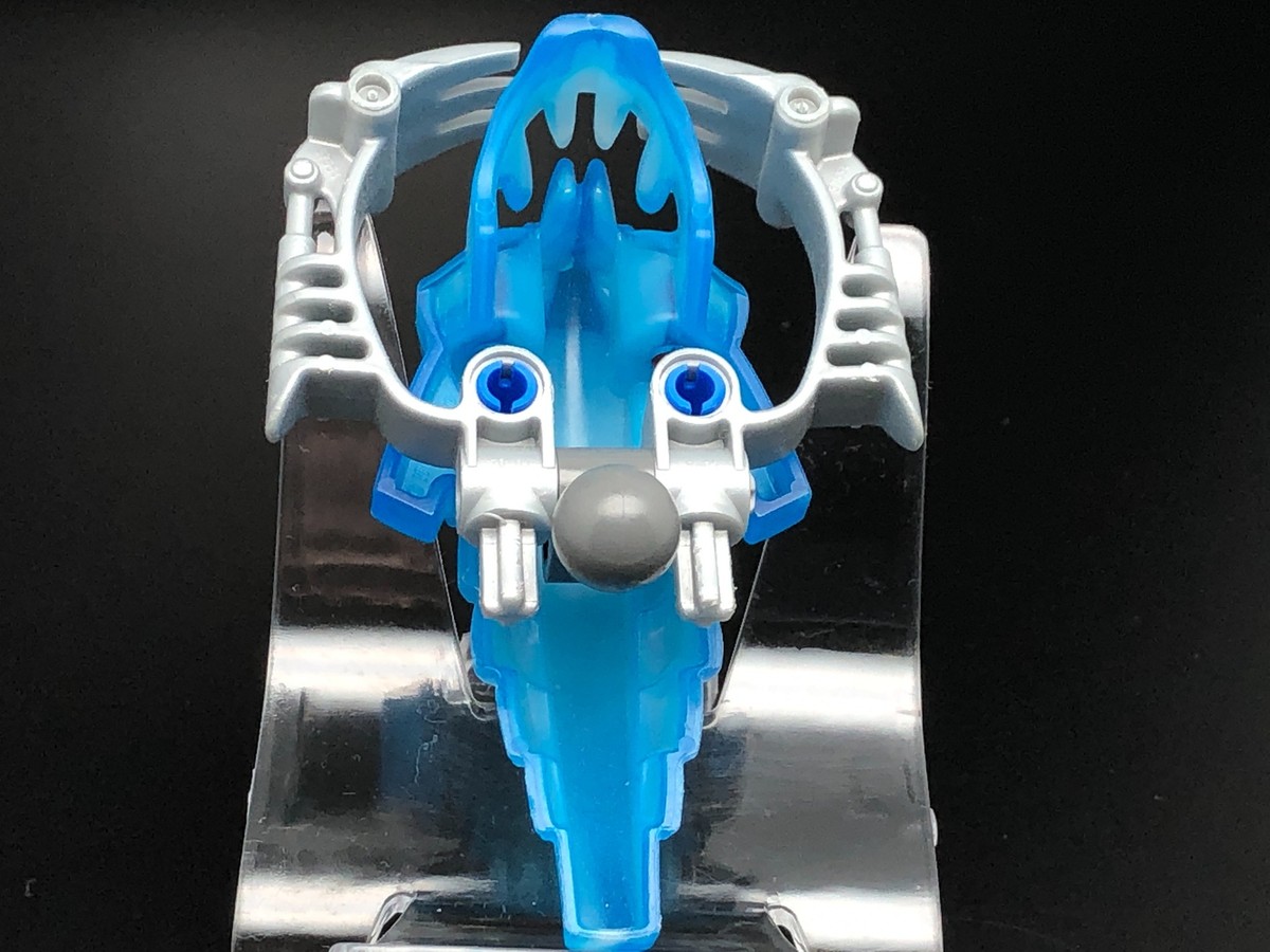 LEGO BIONICLE HEAD Barraki Takadox MASK Blue & Glow in the