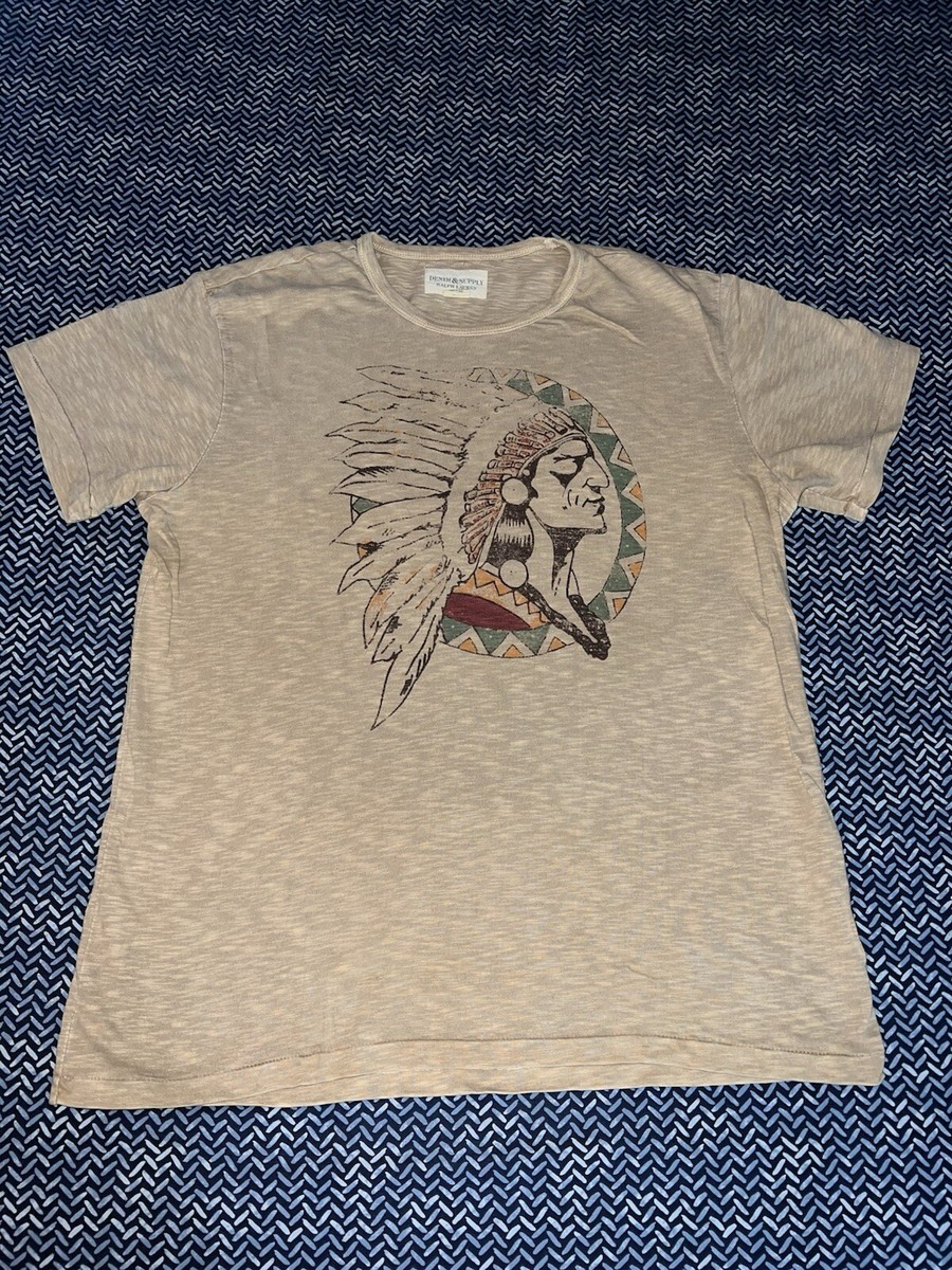 トップス denim &supply Ralph Lauren Ralph Lauren Denim & Supply XL Indian Head T-Shirt Polo Vintage