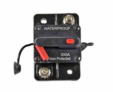 New 300A Waterproof Circuit Breaker, Fuse, Resettable, 12V-48V DC Car Boat Auto