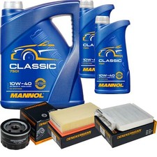 DENCKERMANN Kit ispezione MANNOL Classic 10W-40 7L per Renault Modus/Grand