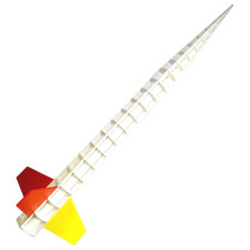 Rocketarium Flying Model Rocket Kit Smokin Rebel   ROC-RK-1025