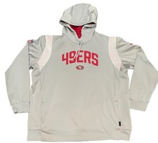 San Francisco 49ers Nike Athletic Stack Performance Pullover Hoodie Men's Sz 2XL