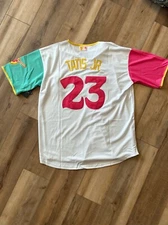 Fernando Tatis Jr. Padres City Connect Stitched Kid Jersey White Youth Medium