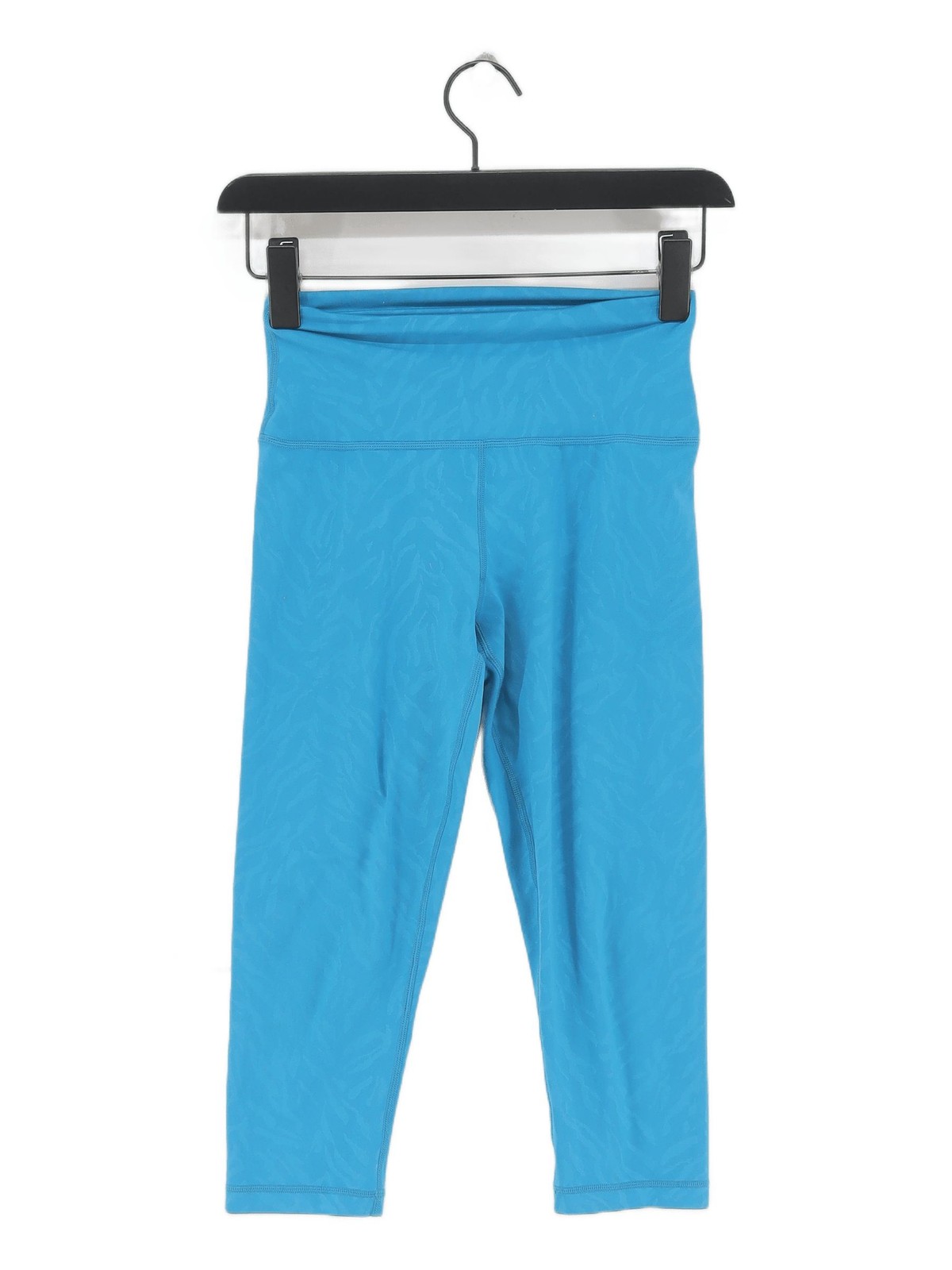 ALTRA Leggings donna Sweaty Betty XS blu stampa animalier 100% altri ritagliati