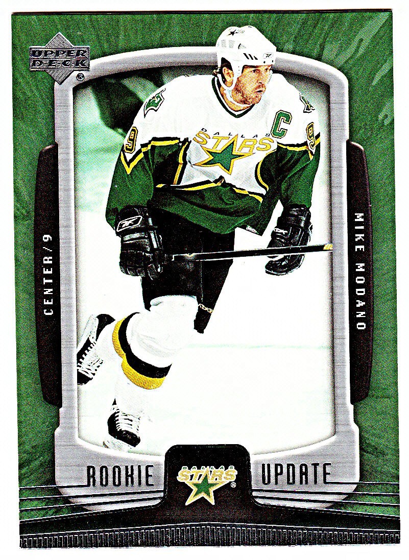 2005-06 UPPER DECK ROOKIE UPDATE #30 MIKE MODANO Dallas Stars Hockey Card