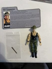 New ListingSgt Slaughter V2 Vintage GI Joe 3.75" 1986 Hasbro Complete With File Card