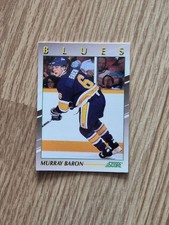 1991-92 Score Young Superstars Murray Baron St. Louis Blues #27