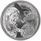 2017 Silver Shield Vote Witch 2016 Hillary Clinton 1 oz .999 Fine Silver Round