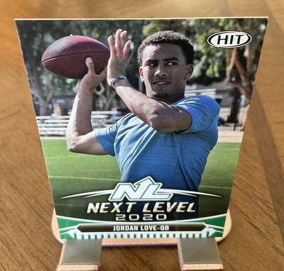 2020 Sage Hit Premier Draft Next Level Green Jordan Love Rookie #99