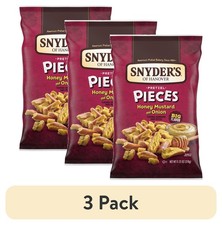 3pack, Snyders of Hanover Honey Mustard, Onio...