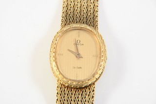 O04U07 Omega De Ville Wristwatch Gold 585 14kt Band & Case Sapphire Crystal