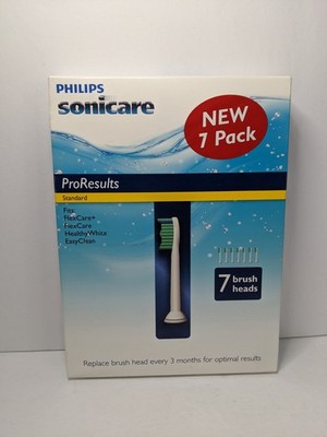 Genuine Philips Sonicare ProResults Standard Toothbrush Brush Heads 7-Pack NEW