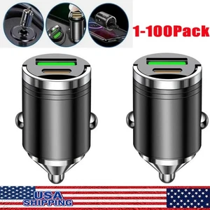 2 Port USB Super Fast Car Charger Adapter For iPhone Samsung Android Phone Lot