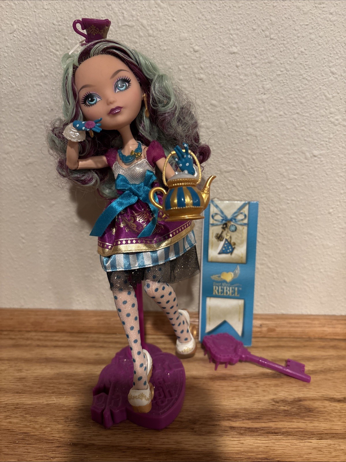 Ever After High Madeline Maddie Hatter Core First Edition Doll Complete No Box