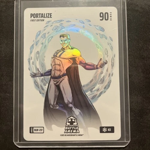 Bo Jackson Battle Arena Update #BLBF-237 Portalize Sam LaPorta Blizzard Ice Foil