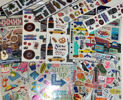 Travel Vacation Beach Theme New Stickers Sticker Packs Mods You Choose, YOU PICK