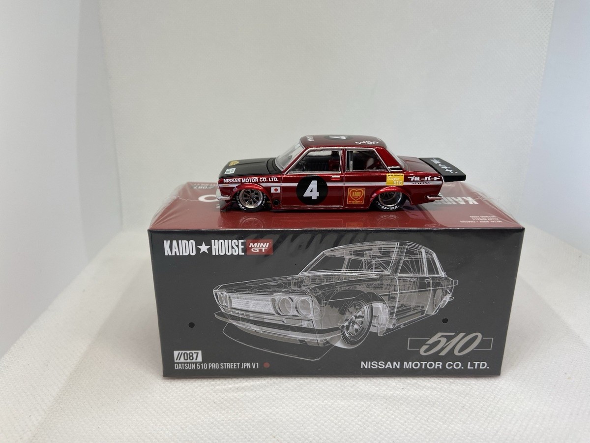 MINI GT Kaido House datsun 510 pro street jpn V1 red #087-new open