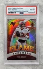 2020 Panini Phoenix TOM BRADY FLAME THROWERS ORANGE SP /99 PSA 8 NM-MT MVP GOAT