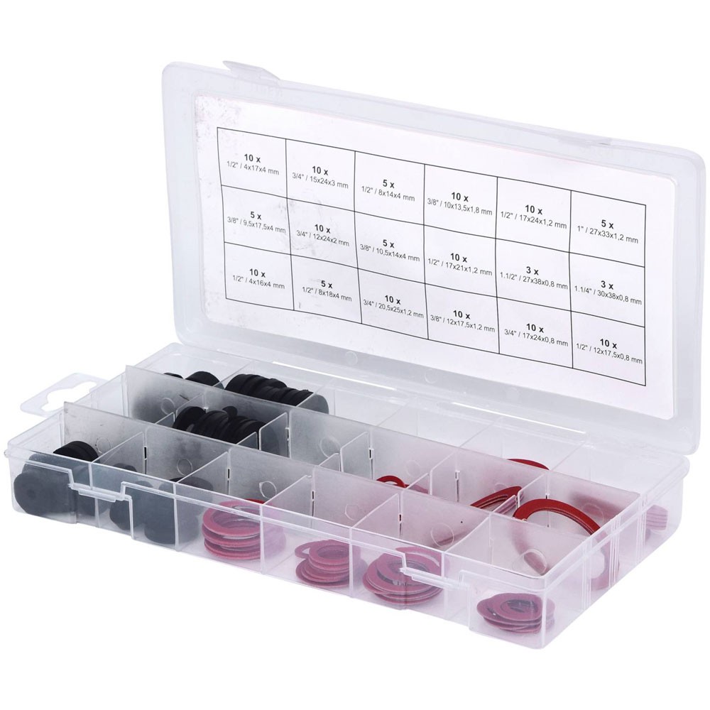 KS Tools Washers Assortment, Plumbing, 141 Pcs