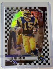 2024 Panini Prizm - Vince Ferragamo #174 Black & White Checker Prizm