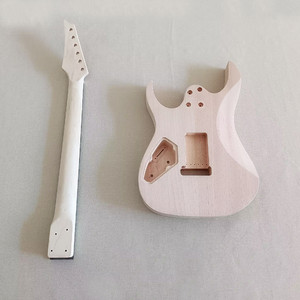 Unfinished Electric Guitar Kit Genuine CR Part Rosewood Fretboard Bolt