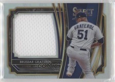 2020 Panini Select Rookie Jumbo Swatches Holo Prizm /250 Brusdar Graterol sh7