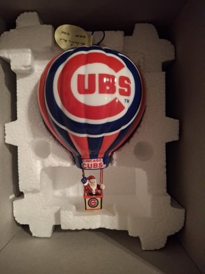 2003 Danbury Mint Chicago Cubs Christmas Ornament Victory Balloon New In Box