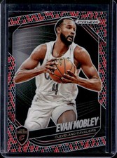 2024-25 Panini Prizm Black Evan Mobley Snakeskin Prizm SSP #121 Cavaliers 📈 💎