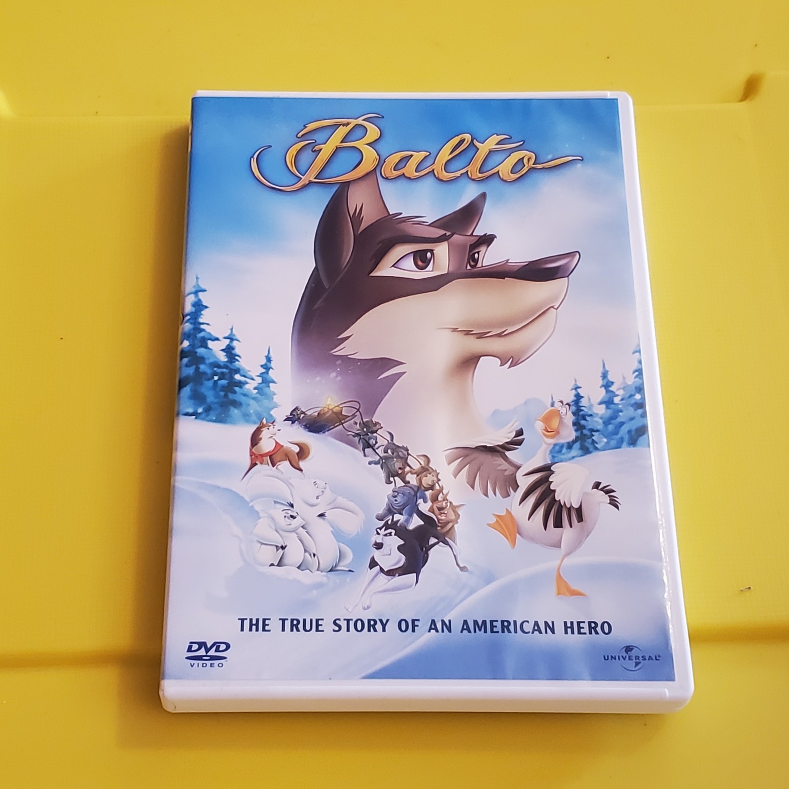 Balto DVD (2004) Universal Studios Animated Adventure Full Frame Region 1 G