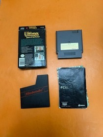 NINTENDO NES ULTIMA EXODUS AND ULTIMA QUEST OF THE AVATAR COMPLETE IN BOX