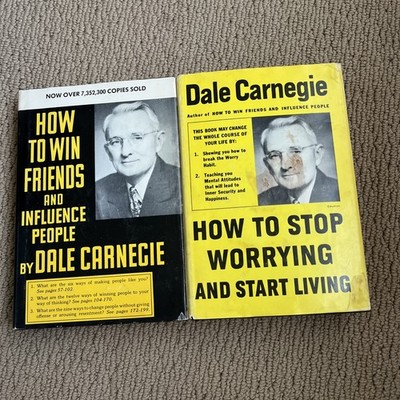 Dale Carnegie Set Win Friends And Influence People/Stop Worrying  Start  Living