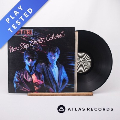 Soft Cell Non-Stop Erotic Cabaret Lyric Sheet LP Album Vinyl Record - EX/VG+