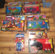 Masters of the Universe MOTU Origins lot Mekaneck Sky Sled Panthor Battle Cat